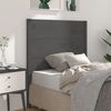 vidaXL Cabeceira de cama 96x4x100 cm pinho maciço cinzento