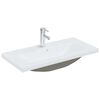 vidaXL Lavat&oacute;rio embutido c/ torneira 81x39x18 cm cer&acirc;mica branco