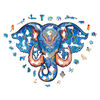 UNIDRAGON Puzzle de madeira 299 pcs Eternal Elephant King Size 41x32cm