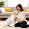 vidaXL Fralda descart&aacute;vel para c&atilde;es machos 30 pcs Branco M