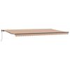 vidaXL Toldo retr&aacute;til Multicolor 600 &times; 350 cm Tecido e Alum&iacute;nio