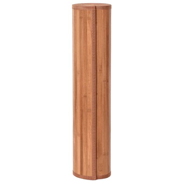 vidaXL Tapete retangular 70x400 cm bambu castanho