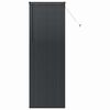 vidaXL Persianas venecianas Preto 220 x 75 cm Alum&iacute;nio