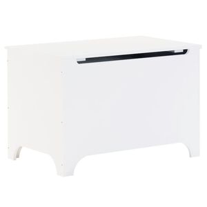 vidaXL Caixa de arruma&ccedil;&atilde;o c/ tampa RANA 80x49x54cm pinho maci&ccedil;o branco
