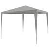 vidaXL Tenda de Festa Cinzento-claro 300 x 300 x 255 cm PE e A&ccedil;o