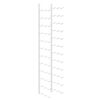 vidaXL Garrafeira de parede para 36 garrafas 2 pcs ferro branco