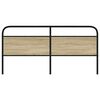 vidaXL Cabeceira de cama 180 cm derivados madeira/a&ccedil;o carvalho sonoma