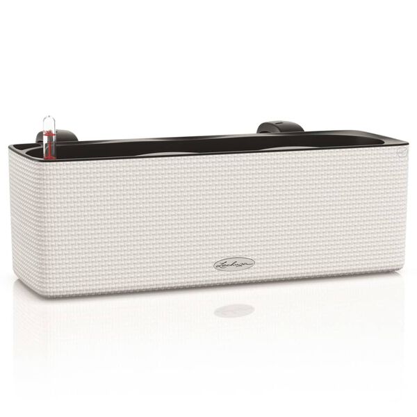 LECHUZA Floreira CUBE color triple com suportes branco 13680