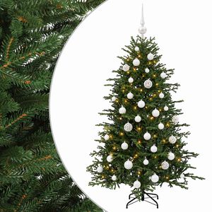 vidaXL &Aacute;rvore de Natal artificial com bolas 150 cm 150 LED