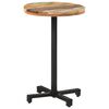 vidaXL Mesa de bistr&ocirc; redonda &Oslash;50x75 cm madeira recuperada maci&ccedil;a