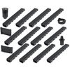 vidaXL Canais de drenagem 12 pcs pl&aacute;stico 12 m