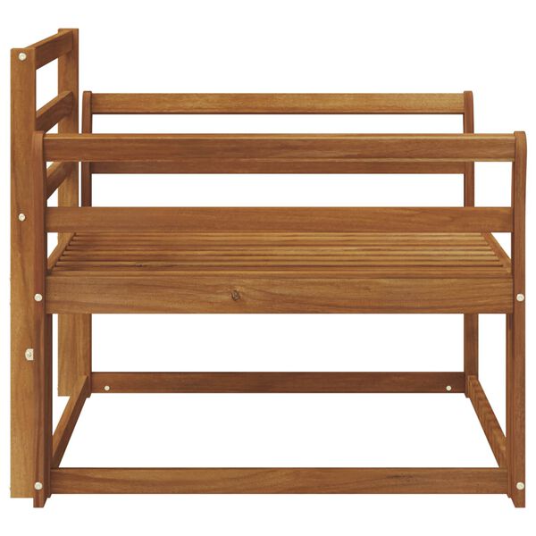 vidaXL Sof&aacute; M&eacute;dio Externo Madeira S&oacute;lida de Ac&aacute;cia Natural