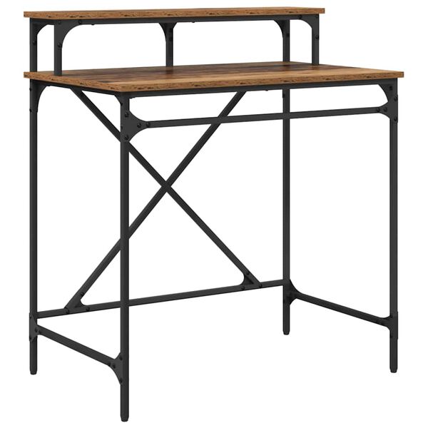 vidaXL Mesa Madeira Antiga 80 x 50 x 90 cm Madeira processada