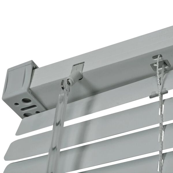 vidaXL Persianas em alum&iacute;nio 60x220 cm prateado