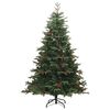 vidaXL &Aacute;rvore de Natal Artificial Verde 180 cm PVC, Metal e Pl&aacute;stico