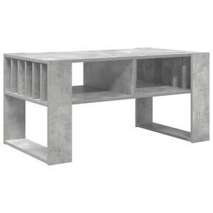 vidaXL Mesa de centro Cinzento 92 x 49,5 x 45 cm Madeira processada