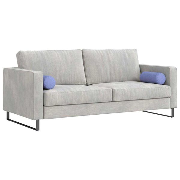 vidaXL Almofadas de Apoio 2 pcs Azul Jeans &Oslash; 15 x 40 cm tecido