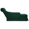 vidaXL Chaise lounge c/ refor&ccedil;o/apoio de bra&ccedil;os direito veludo