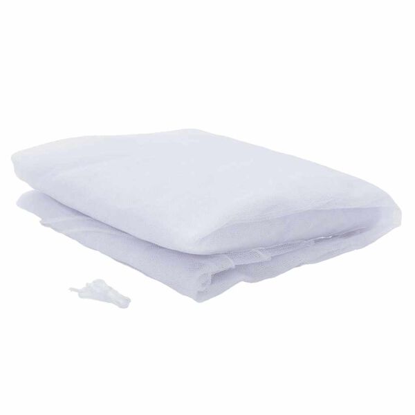vidaXL mosquiteiro para exterior malha 220 branco 300x300x250 cm