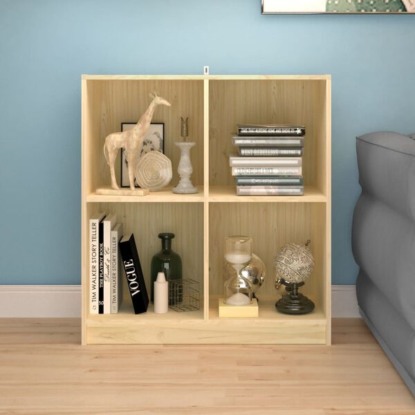 vidaXL Aparador 70x33x76 cm madeira de pinho maciça