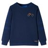 Sweatshirt para crian&ccedil;a azul-escuro mesclado 140