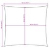 vidaXL Para-sol estilo vela tecido oxford quadrado 5x5 m antracite