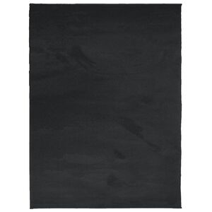 vidaXL Tapete de pelo curto OVIEDO 240x340 cm preto