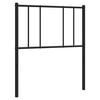 vidaXL Cabeceira de substitui&ccedil;&atilde;o 100 cm metal preto