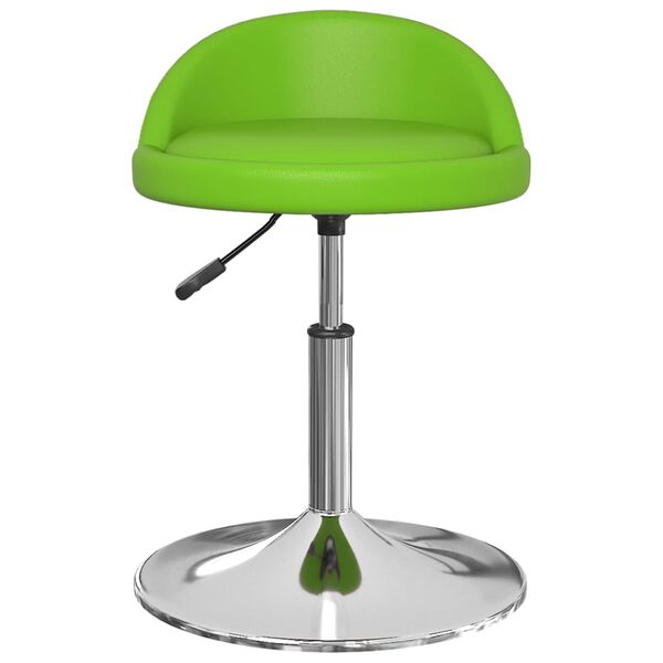 vidaXL Cadeiras de jantar girat&oacute;rias 2 pcs couro artificial verde