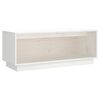 vidaXL M&oacute;vel de TV 90x35x35 cm madeira de pinho maci&ccedil;a branco