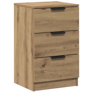 vidaXL Mesa cabeceira 40x36x65 cm derivados madeira carvalho artisiano