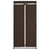 vidaXL Roupeiros 2 pcs 75x50x160 cm castanho