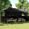 vidaXL Tenda de Festa Preto 292 x 580 x 315 cm Tecido Oxford