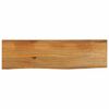 vidaXL Tampo de mesa c/ borda viva 120x20x3,8 cm mangueira maci&ccedil;a