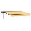 vidaXL Estrutura de Toldo Manual com LEDs Areia 3 x 2,5 m