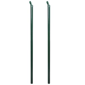 vidaXL Postes de suporte para cercas 2 pcs 175 cm