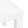 vidaXL Mesa de jardim 59x47x40 cm PP branco