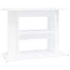 vidaXL Suporte de aqu&aacute;rio 80x35x60 cm derivados de madeira branco