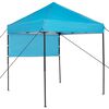 vidaXL Tenda de Toldo Manual Azul 194 x 194 x 251 cm tecido