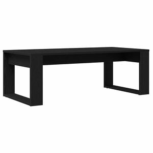vidaXL Mesa de centro Carvalho Preto 102 x 50 x 35 cm