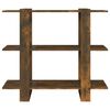 vidaXL Estante/divisória 100x30x87 cm cor carvalho fumado