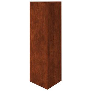 vidaXL Vaso/floreira de jardim 30x26x75 cm a&ccedil;o corten