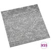vidaXL Pranchas de Piso 55 pcs Cinzento Concreto 5,11 m&sup2; PVC