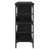 vidaXL Buffet Carvalho Preto 102 x 32 x 73,5 cm