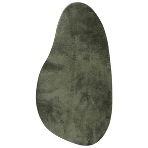 vidaXL Tapete HUARTE Verde Floresta 80 x 150 cm Poli&eacute;ster