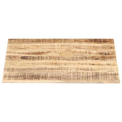 vidaXL Tampo de mesa madeira de mangueira maciça 15-16 mm 80x80 cm