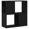 vidaXL Conjunto de m&oacute;vel de TV 60 x 24 x 63 cm Preto