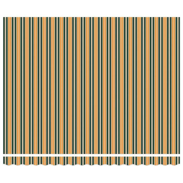 vidaXL Toldo Verde e Amarelo 400 x 300 x 165 cm Poli&eacute;ster e Alum&iacute;nio