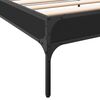 vidaXL Estrutura de cama 100x200 cm derivados de madeira/metal preto