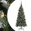 vidaXL &Aacute;rvore de Natal Artificial Verde 120 cm PVC, Pl&aacute;stico e A&ccedil;o